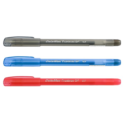 DataMax Froston Gel Ballpoint Pen 0.7mm, Black, Blue, Red - Theodist