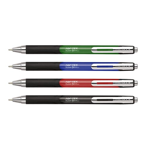 Unimax Top Tek Fusion RT Gel Rollerball Retractable Pen 0.7mm - Theodist