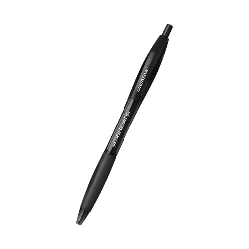 Unimax Ultra Glide Gel Retractable Pen 0.7mm_BLK - Theodist