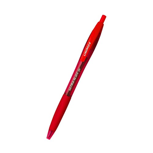 Unimax Ultra Glide Gel Retractable Pen 0.7mm_RED - Theodist