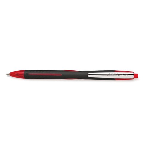 Unimax Aerogrip Retractable Ballpoint Pen Fine 0.7mm_RED - Theodist