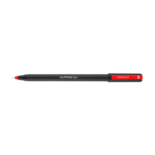 Unimax Ultron 2X Ballpoint Pen Fine 0.7mm_RED - Theodist
