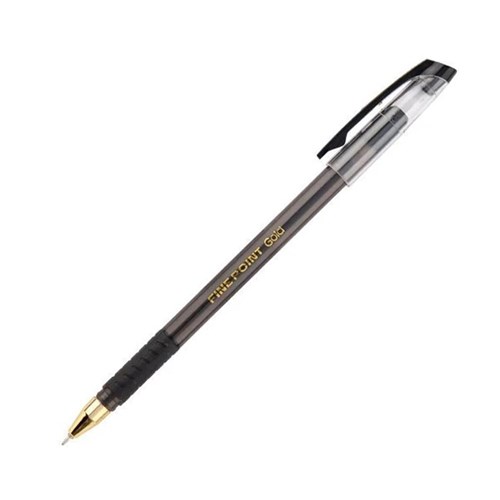 Unimax Fine Point Gold Ballpoint Pen 0.7mm_BLK - Theodist