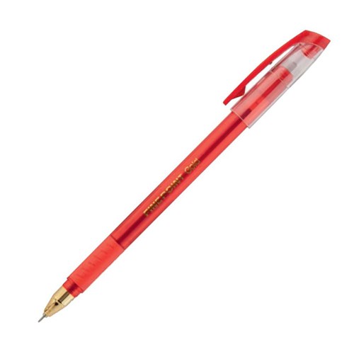 Unimax Fine Point Gold Ballpoint Pen 0.7mm_RED - Theodist