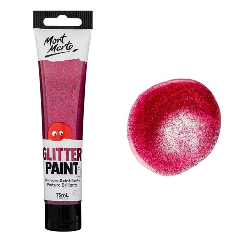 Mont Marte MKGL75 Glitter Paints 75mL - Assorted Colours_DPK - Theodist