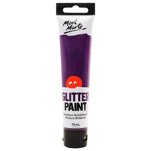 Mont Marte MKGL75 Glitter Paints 75mL - Assorted Colours_PUR - Theodist