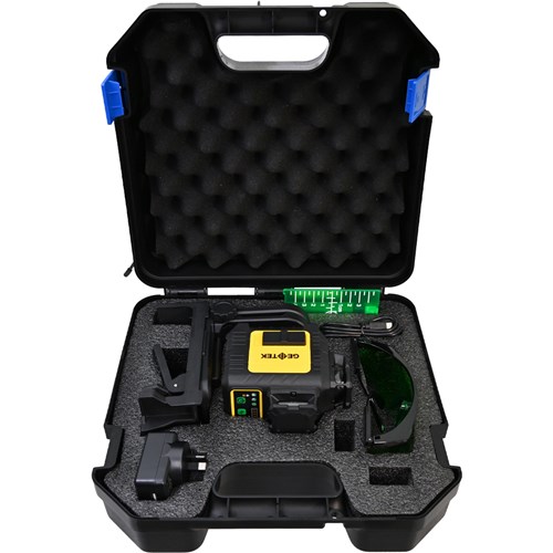 Geotek 3X360-G Line Laser Green Beam with Hard Case_1 - Theodist