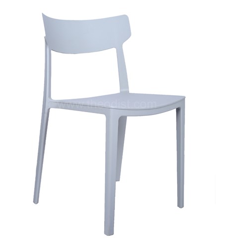 Plastic Chair Outdoor MS11PP 515x480x455/785mm_GRY - Theodist