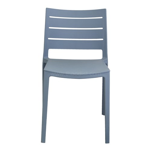 Plastic Chair Outdoor Dining MS26PP 420x510x450/780mm_BLU1 - Theodist