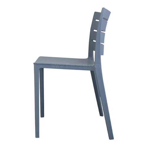 Plastic Chair Outdoor Dining MS26PP 420x510x450/780mm_BLU3 - Theodist