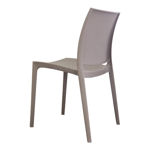 Plastic Chair Stackable MS69PP 530x460x820mm_BRN3 - Theodist