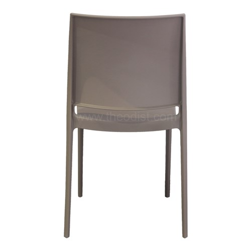 Plastic Chair Stackable MS69PP 530x460x820mm_BRN4 - Theodist