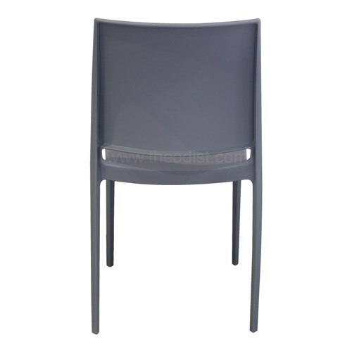 Plastic Chair Stackable MS69PP 530x460x820mm_GRY4 - Theodist