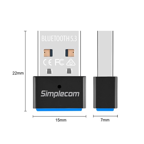 Simplecom NW530 USB BT 5.3 Adapter Dongle Wireless_2 - Theodist