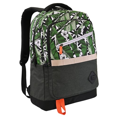 Pace P1028 Student Backpack, Green Leaves_1 - Theodist