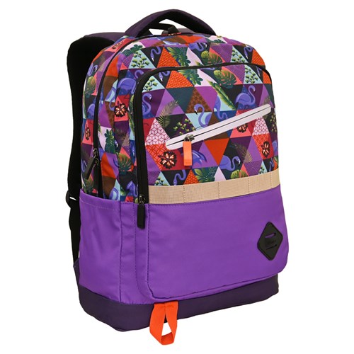 Pace P1029 Student Backpack, Purple Flamingo_1 - Theodist