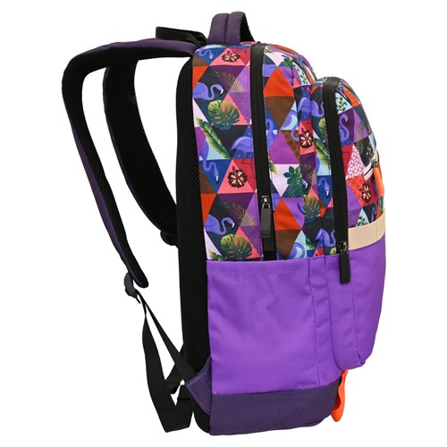 Pace P1029 Student Backpack, Purple Flamingo_2 - Theodist