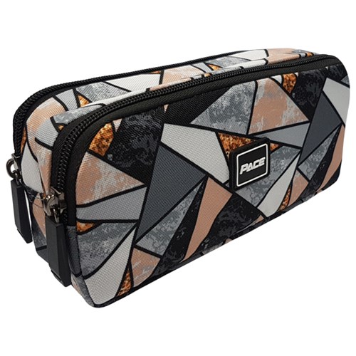 Pace P202 Pencil Case Two Compartments Assorted Designs - Theodist