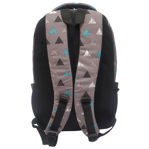 Pace P57401 Student Backpack, Grey/Black Triangle Prints_1 - Theodist