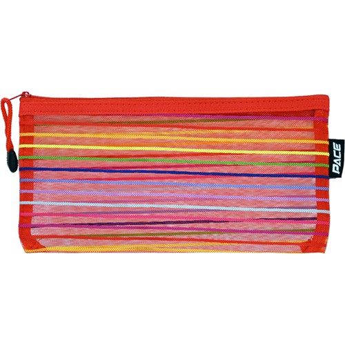 Pace PE8620 Pencil Case Mesh B6 Assorted_RED - Theodist