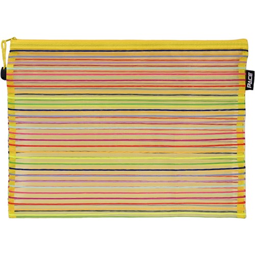 Pace PE8660 Pencil Cases Mesh A4 Assorted_YEL - Theodist