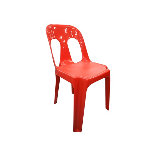 Pipee Heavy Duty Plastic Chair_RED - Theodist