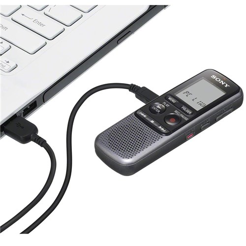 Sony ICD-PX240 IC Recorder 4GB 1043hrs 38.5x115.2x21.3mm_1 - Theodist