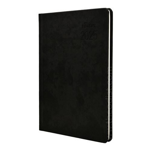 Regent REG557ASSTD 2025 A5 Diary Week to View_BLK - Theodist