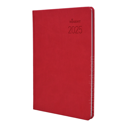 Regent REG557ASSTD 2025 A5 Diary Week to View_RED - Theodist