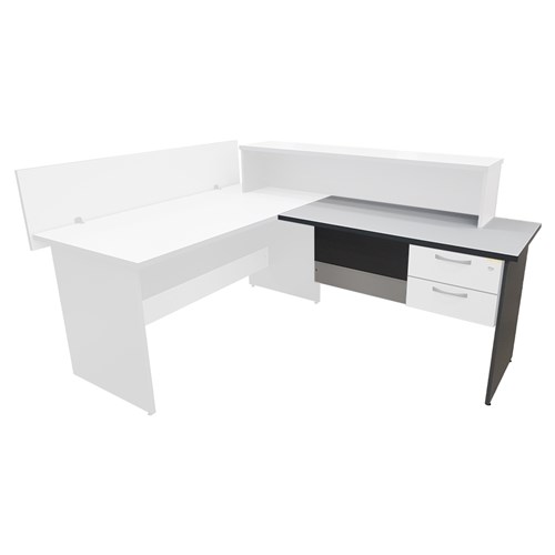 SL1200R Office Side Return Table Grey 1200x600x750mm_1 - Theodist
