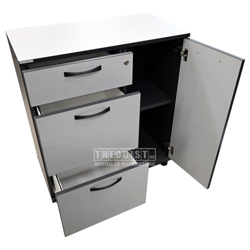 SL800EFCK Executive Filing Cabinet Kit with Feet (X-CG45-K) 800x410x883mm_1 - Theodist