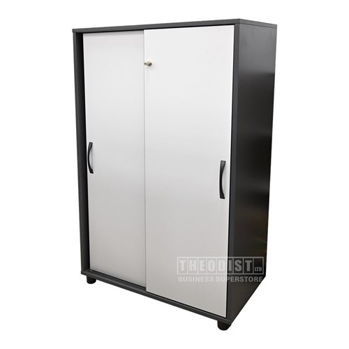 SL800MSLK Sliding Door Cabinet Kit Including Feet (X-CG45-K) 800x410x1236mm - Theodist