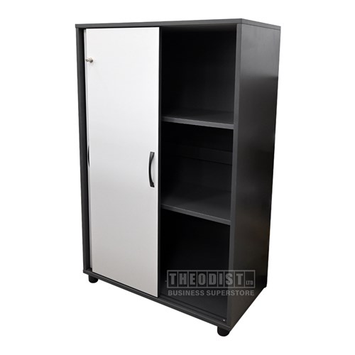 SL800MSLK Sliding Door Cabinet Kit Including Feet (X-CG45-K) 800x410x1236mm_1 - Theodist