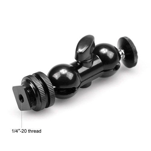 Smallrig SR1135 Double Ball Heads with Cold Shoe and Thumb Screw_2 - Theodist