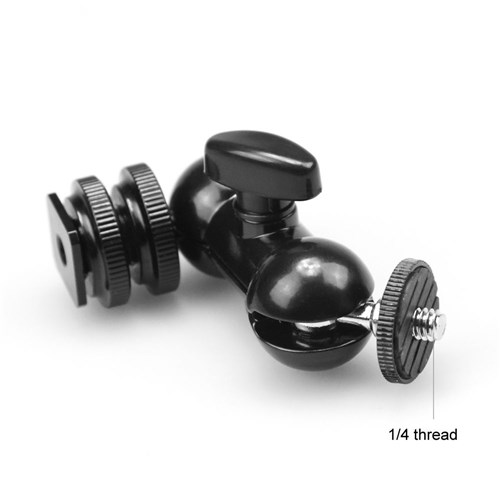 Smallrig SR1135 Double Ball Heads with Cold Shoe and Thumb Screw_3 - Theodist