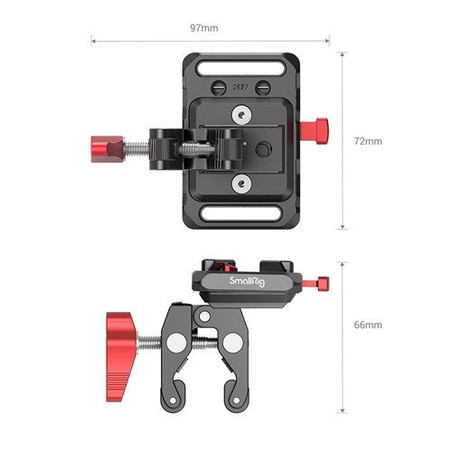 Smallrig SR2989 Mini V Mount Battery Plate with Clamp Universal_3 - Theodist