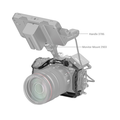 SmallRig SR4003B “Black Mamba” Cage for Canon EOS R7 4003_5 - Theodist