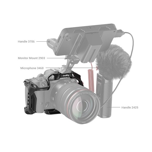 SmallRig SR4003B “Black Mamba” Cage for Canon EOS R7 4003_6 - Theodist