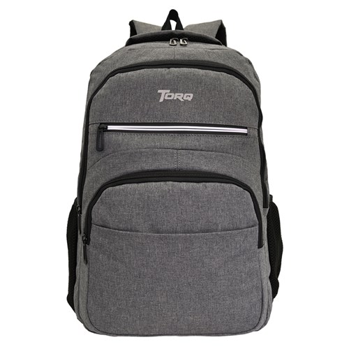 Torq TQ0078 Student Backpack Suits 15.6" Laptop_GRY1 - Theodist