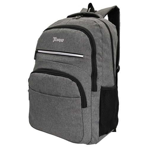 Torq TQ0078 Student Backpack Suits 15.6" Laptop_GRY - Theodist