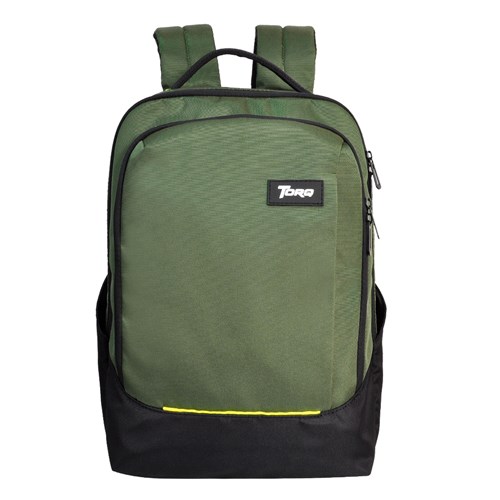 Torq TQ9116 Backpack Laptop Suit 15.6" Black/Green_1 - Theodist