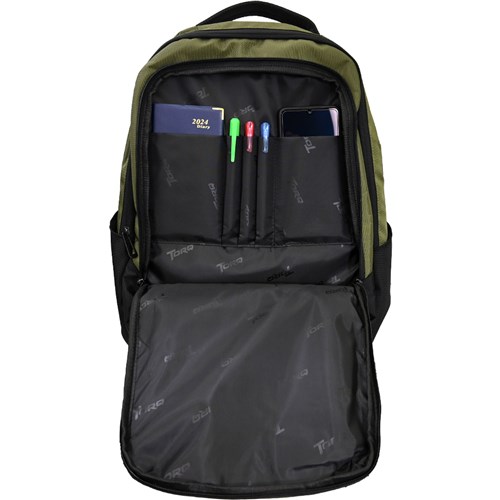 Torq TQ9116 Backpack Laptop Suit 15.6" Black/Green_2 - Theodist