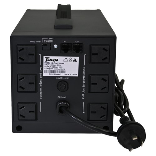 Torq TQAVR3KVA Automatic Voltage Regulator AVR 3KVA_1 - Theodist