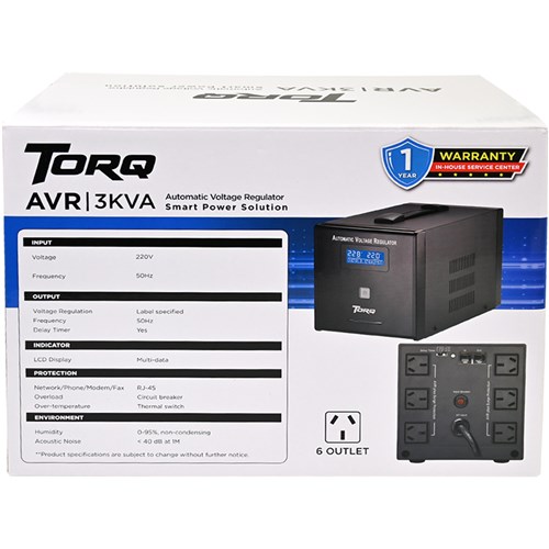 Torq TQAVR3KVA Automatic Voltage Regulator AVR 3KVA_4 - Theodist