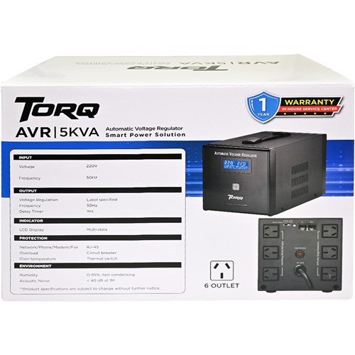 Torq TQAVR5KVA Automatic Voltage Regulator AVR 5KVA_4 - Theodist