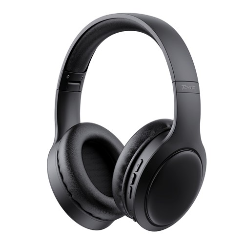 Torq Tunes TT633 Foldable Wireless Headphones, Black - Theodist