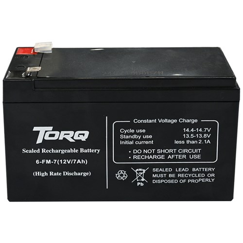 Torq Sealed Rechargeable Battery 6-FM-7(12V/7Ah)_1 - Theodist