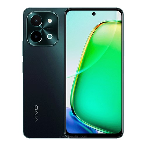 Vivo Y28 Helio G85 Mobile Phone 128GB, 6GB+6GB RAM, 6000mAh +44W, 6.68" Agate Green - Theodist