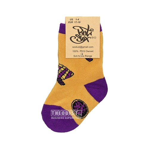 Kuti Sox Woven Fan Soti Mob Range Size 1-4 Socks - Theodist