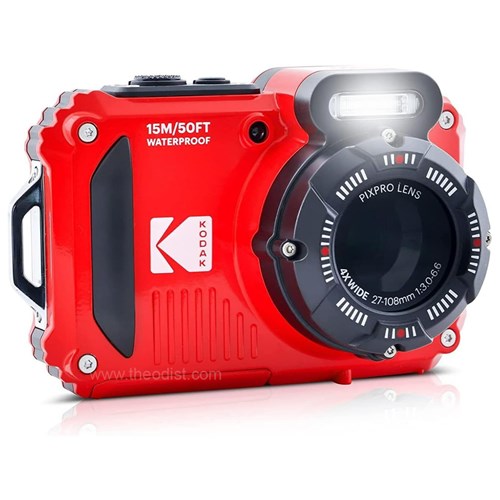 Kodak WPZ2 Waterproof Camera Red - Theodist